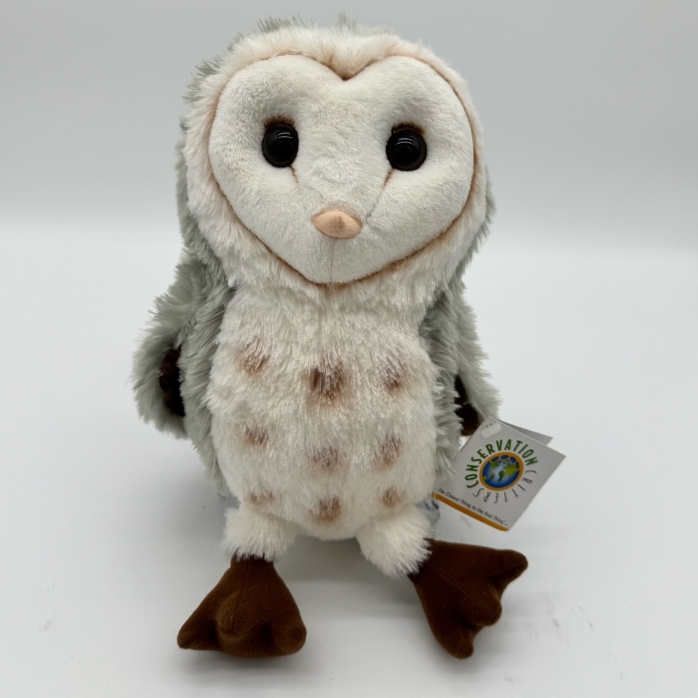 Wildlife Artists Conservation Critters Barn Owl Stuffed Animal